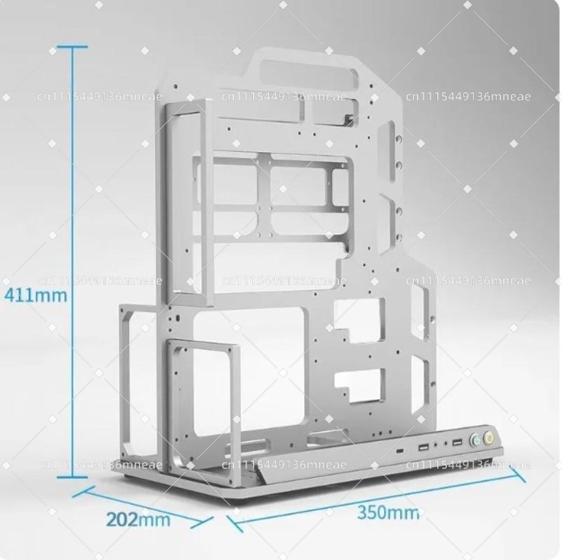 Open frame pc-beugel van alumi - Pc Water Cooling recensie en prijs