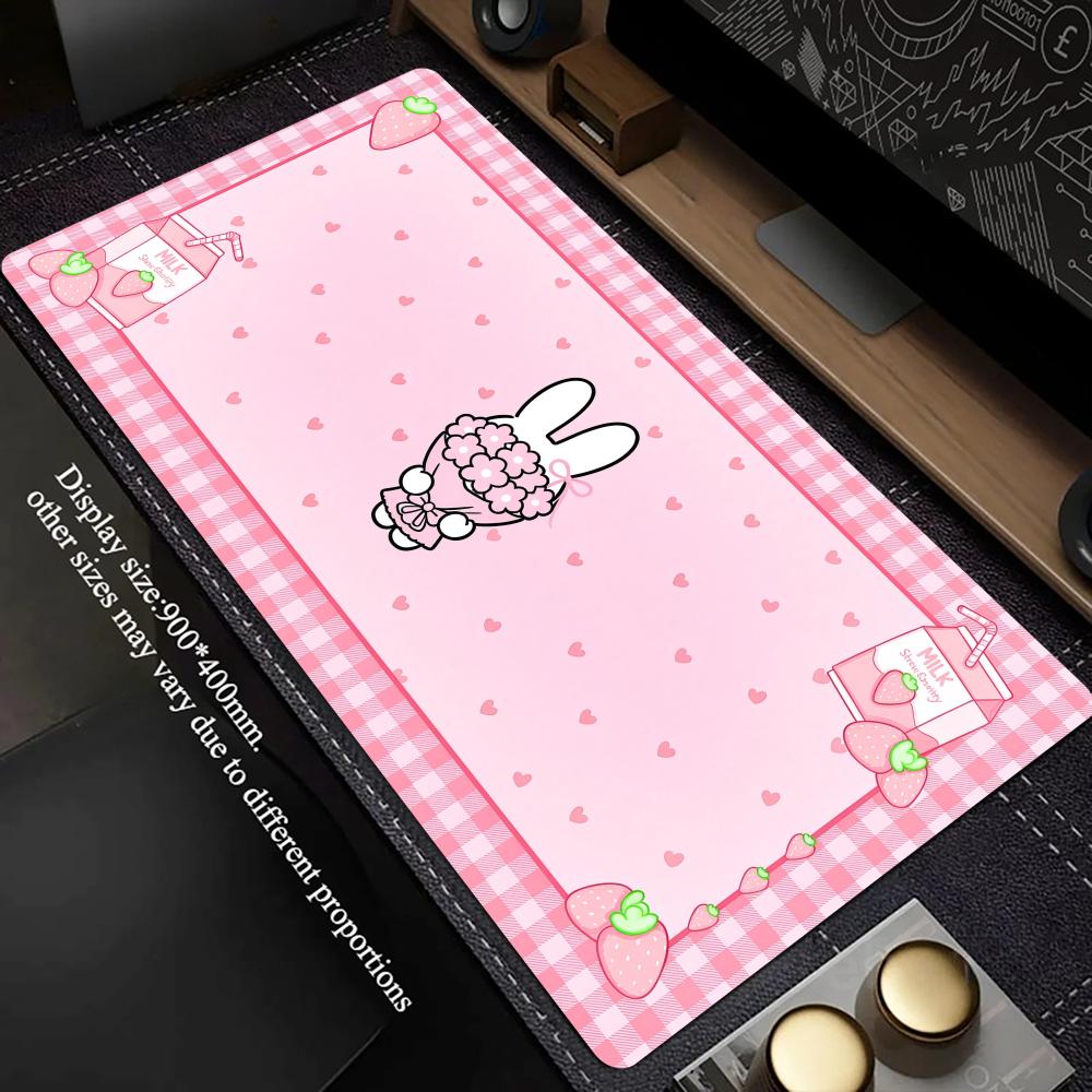 Roze Aardbeienmelk Konijntje P - Pc Gaming Pink recensie en prijs